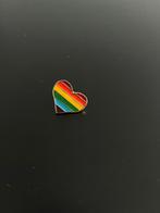 Regenboog hart broche, Ophalen of Verzenden, Nieuw, Overige materialen