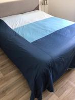 Sprei in drie blauw kleuren, Huis en Inrichting, Slaapkamer | Beddengoed, Blauw, Overige typen, Tweepersoons, Ophalen of Verzenden