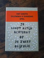 Het grote dilemma op dinsdag spel, Drie of vier spelers, Ophalen of Verzenden, Zo goed als nieuw, BisPublishers
