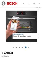 Bosch oven met magnetron 8-serie, telescoopgeleiders,, Witgoed en Apparatuur, Ovens, 45 tot 60 cm, 60 cm of meer, Nieuw, Ophalen of Verzenden