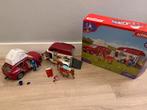 Schleich Auto met Caravan en Accessoires, Ophalen, Gebruikt, Overige typen