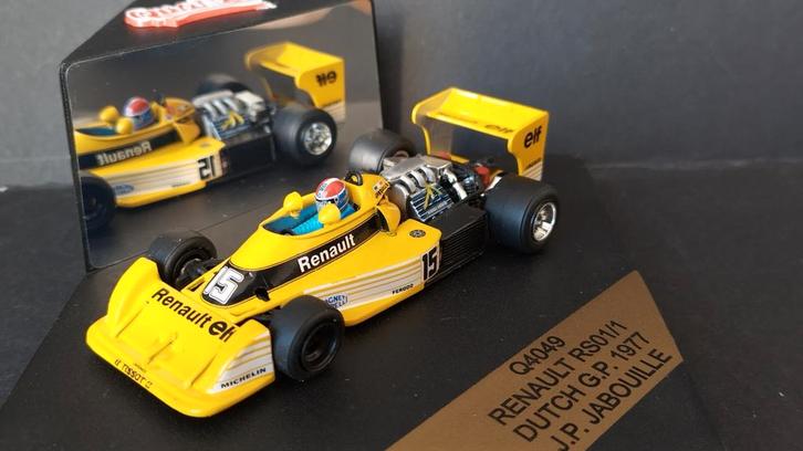 Renault RS 01/1 Zandvoort F1 1977 Jabouille 1:43 Quartzo Pol, Hobby en Vrije tijd, Modelauto's | 1:43, Nieuw, Auto, Verzenden