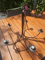 Gietijzeren kandelaar voor 5 kaarsen, Antiek en Kunst, Ophalen, Overige materialen