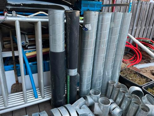 Spirobuis instortkanaal t/hoek/verloop/verbindingstuk bocht, Doe-het-zelf en Verbouw, Buizen en Afvoer, Minder dan 2 meter, 80 mm of meer