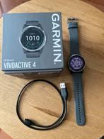 Garmin Vivoactive 4 Grijs - Krasvrij!, Sieraden, Tassen en Uiterlijk, Smartwatches, Afstand, Ophalen of Verzenden, Zo goed als nieuw
