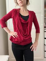 Prachtige Diep rood driekwart mouw top Cora Kemperman Mt S, Kleding | Dames, Tops, Nieuw, Ophalen of Verzenden, Lange mouw, Maat 36 (S)