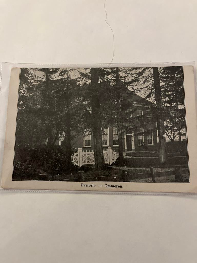 Ansichtkaart Ommeren Oude Pastorie, Verzamelen, Ophalen of Verzenden, Voor 1920, Gelopen, Gelderland