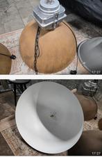 Grote industriele hanglampen 80 cm MASTERLIGHT, Bruin, Rond, Ophalen of Verzenden, Zo goed als nieuw