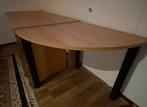 Bureau licht eiken 80x160 Hoekstuk., Huis en Inrichting, Bureaus, Ophalen, Gebruikt, Bureau