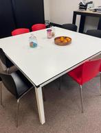 Tafel wit vierkant, Huis en Inrichting, Tafels | Eettafels, Ophalen of Verzenden, Zo goed als nieuw, Vierkant, 50 tot 100 cm