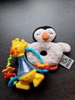 Baby Rammelaar Giraffe en Pinguin, Ophalen of Verzenden, Zo goed als nieuw, Rammelaar, Met geluid