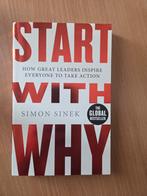 Start with Why - Simon Sinek (Managementboek), Ophalen of Verzenden, Zo goed als nieuw, Management, Simon Sinek