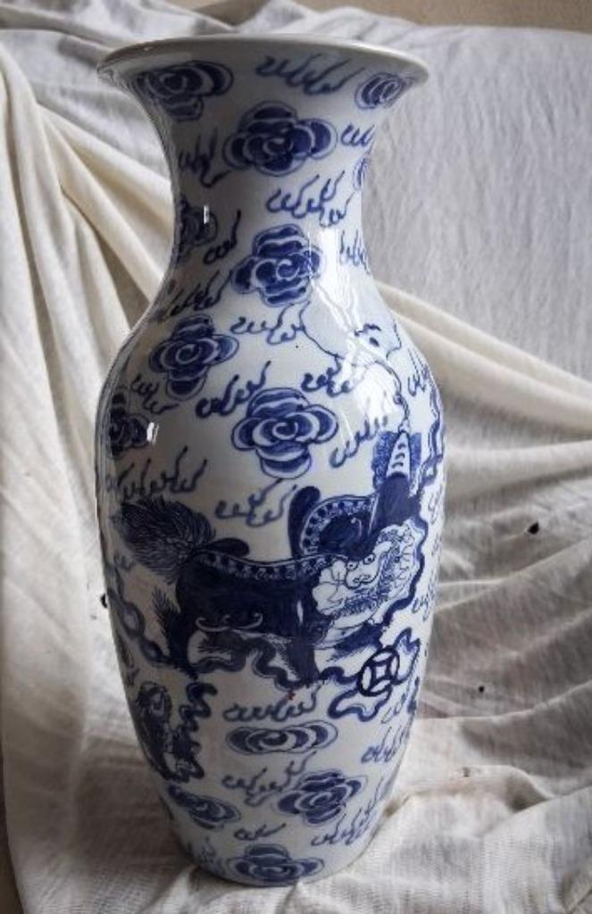 Antiek Chinese vaas, Antiek en Kunst, Antiek | Porselein, Ophalen of Verzenden