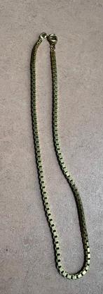 Vintage ketting, verguld, FBM, 40 cm, Sieraden, Tassen en Uiterlijk, Ophalen of Verzenden, Zo goed als nieuw, Goud