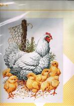 Cado aanbieding pako borduurpakket  kip met kuikens, Ophalen of Verzenden, Nieuw, Handborduren, Borduurpakket