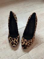 Le Ballon Peeptoe Hakken met Vacht - Maat 36, Pumps, Bruin, Ophalen of Verzenden, Zo goed als nieuw