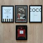 Posters fashion inclusief lijsten, Ophalen of Verzenden, Zo goed als nieuw, Hout, Minder dan 50 cm