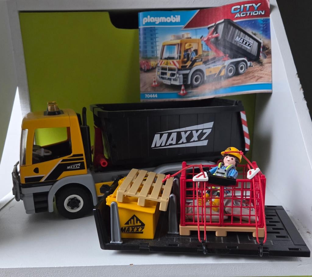Playmobile Vrachtwagen Wissellaadbak, Ophalen of Verzenden, Gebruikt, Los playmobil