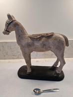 Decoratie paard hout verstilde kleuren mooi bij brocante, Huis en Inrichting, Ophalen of Verzenden