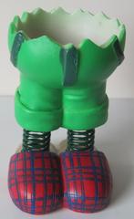 eierdop op voeten in pantoffels, Overige materialen, Overige typen, Ophalen of Verzenden, Zo goed als nieuw