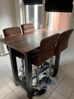 Hoge tafel met krukken, Ophalen, In hoogte verstelbaar, Gebruikt