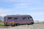 Camper Fiat Ducato 230 Euramobil paars, Caravans en Kamperen, Integraal, Chemisch toilet, Ringverwarming, Luifel
