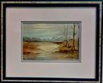 Aquarel ... Hub van Winkel ..., Antiek en Kunst, Ophalen of Verzenden