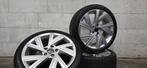 18" VW R-line Golf 5 6 7 8 Caddy orig velgen winterbanden, 18 inch, Gebruikt, Banden en Velgen, V
