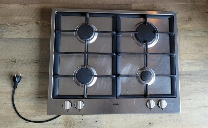 Atag gaskookplaat, Witgoed en Apparatuur, Kookplaten, Inbouw, Gas, 4 kookzones, Ophalen of Verzenden