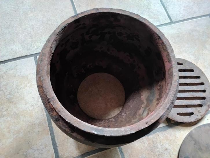 Plattebuiskachel ,leuvense stoof onderdelen, Huis en Inrichting, Kachels, Ophalen