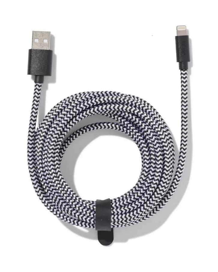 USB laadkabel 8-pin 3m, Telecommunicatie, Mobiele telefoons | Telefoon-opladers, Nieuw, Apple iPhone, Ophalen of Verzenden