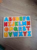 Houten ABC Puzzel, 2 tot 4 jaar, Zo goed als nieuw, Van hout, Meer dan 50 stukjes