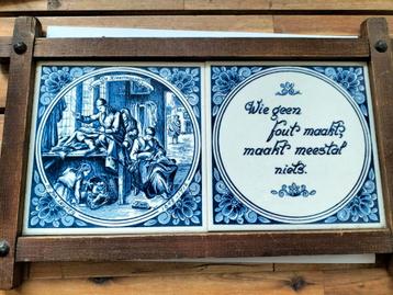 Handgeschilderd delfs blauw  beschikbaar voor biedingen