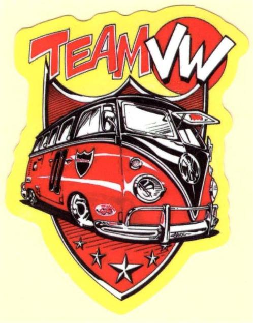 Team VW sticker #8, Auto diversen, Autostickers, Verzenden