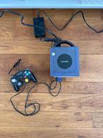 Paarse Nintendo Gamecube + Controller, Spelcomputers en Games, Spelcomputers | Nintendo GameCube, Gebruikt, Paars, Ophalen of Verzenden