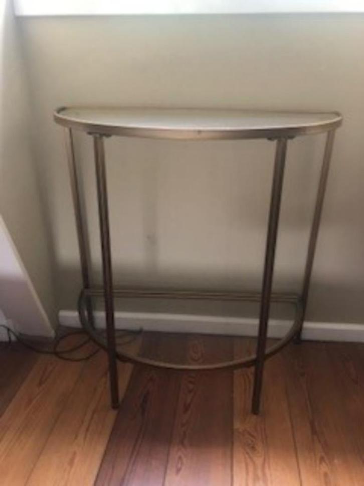 Wooods Goddess sidetable glasplaat, Huis en Inrichting, Tafels | Sidetables, Zo goed als nieuw, 25 tot 50 cm, 50 tot 100 cm, Overige vormen