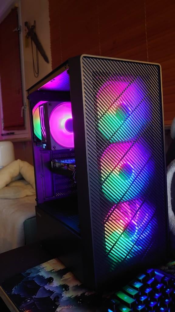 Mid range Gaming PC AX26 RGB AMD Ryzen 5 5600 16Gb, Gigabyte, Verzenden, AMD 5 5600, Zo goed als nieuw