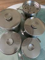 Vintage Gero Zilmeta pannenset :Dick Simonis jaren ’60, Huis en Inrichting, Keuken | Potten en Pannen, Ophalen of Verzenden, Zo goed als nieuw