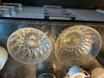 Glazen schalen met compote schaaltjes, Ophalen of Verzenden, Gebruikt, Glas, Overige typen