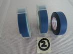 Drie rolletjes blauw labeltape (2), Ophalen of Verzenden, Nieuw