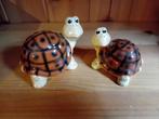 2 schildpadden als peper en zout stelletje, Verzamelen, Beelden en Beeldjes, Ophalen of Verzenden, Nieuw, Dier