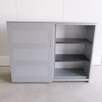 Voortman schuifdeurkast, 160x50x122cm (bxdxh) Grijs, Gebruikt, -, 100 tot 150 cm, -