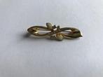 goudkleurige antieke broche, Sieraden, Tassen en Uiterlijk, Antieke sieraden, Ophalen of Verzenden, Overige materialen, Broche