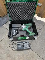 Hitachi WR18DSHL 18V slagmoersleutel complete set, Doe-het-zelf en Verbouw, Gebruikt, Ophalen of Verzenden