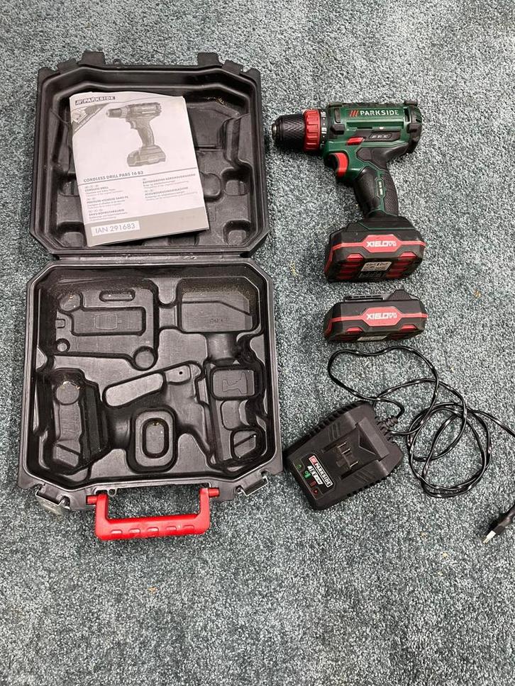 Parkside accu-Boormachine in koffer, Doe-het-zelf en Verbouw, Gereedschap | Boormachines, Zo goed als nieuw, Boormachine, Ophalen of Verzenden