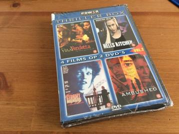 Thriller 2 disc dvd box 4 films. nieuw in folie beschikbaar voor biedingen