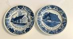 Delft Blauw wandbordjes- Unicum, Antiek en Kunst, Ophalen of Verzenden