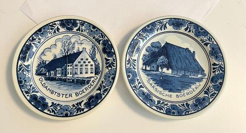 Delft Blauw wandbordjes- Unicum, Antiek en Kunst, Antiek | Wandborden en Tegels, Ophalen of Verzenden