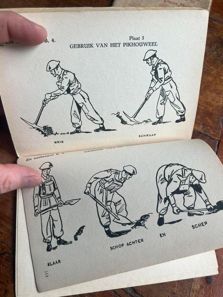 Nederlands KNIL KL voorschrift wapen stelling 1947 genie, Verzamelen, Militaria | Tweede Wereldoorlog, Boek of Tijdschrift, Nederland