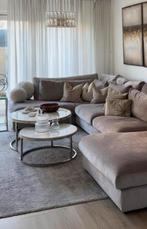 Richmond Marmere Levanto salontafel chrome, Ophalen of Verzenden, Rechthoekig, 50 tot 100 cm, Minder dan 50 cm
